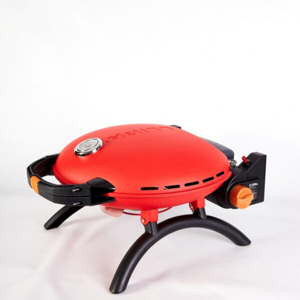 Газовый гриль O-GRILL 700 T в красном цвете (в комплекте адаптер тип А)