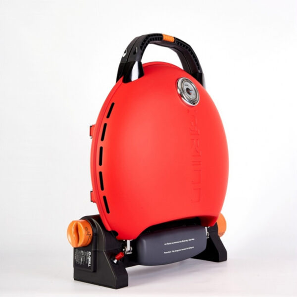 Газовый гриль O-GRILL 700 T в красном цвете (в комплекте адаптер тип А)