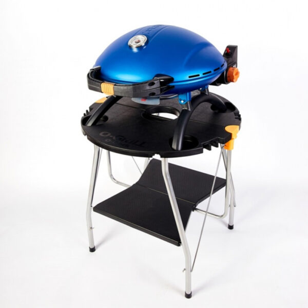 Газовый гриль O-GRILL 800 T в синем цвете