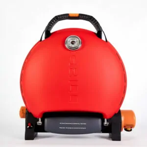 Газовый гриль O-GRILL 700 T в красном цвете (в комплекте адаптер тип А)