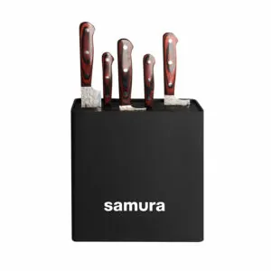  Подставка универсальная для ножей «Samura», 225мм, пластик (черная)
