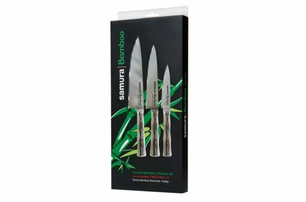 Набор из 3 ножей «Samura Bamboo» (10, 23, 85), AUS-8 — SBA-0220/K